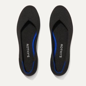Rothy’s The Flat in Black Solid Size 9.5